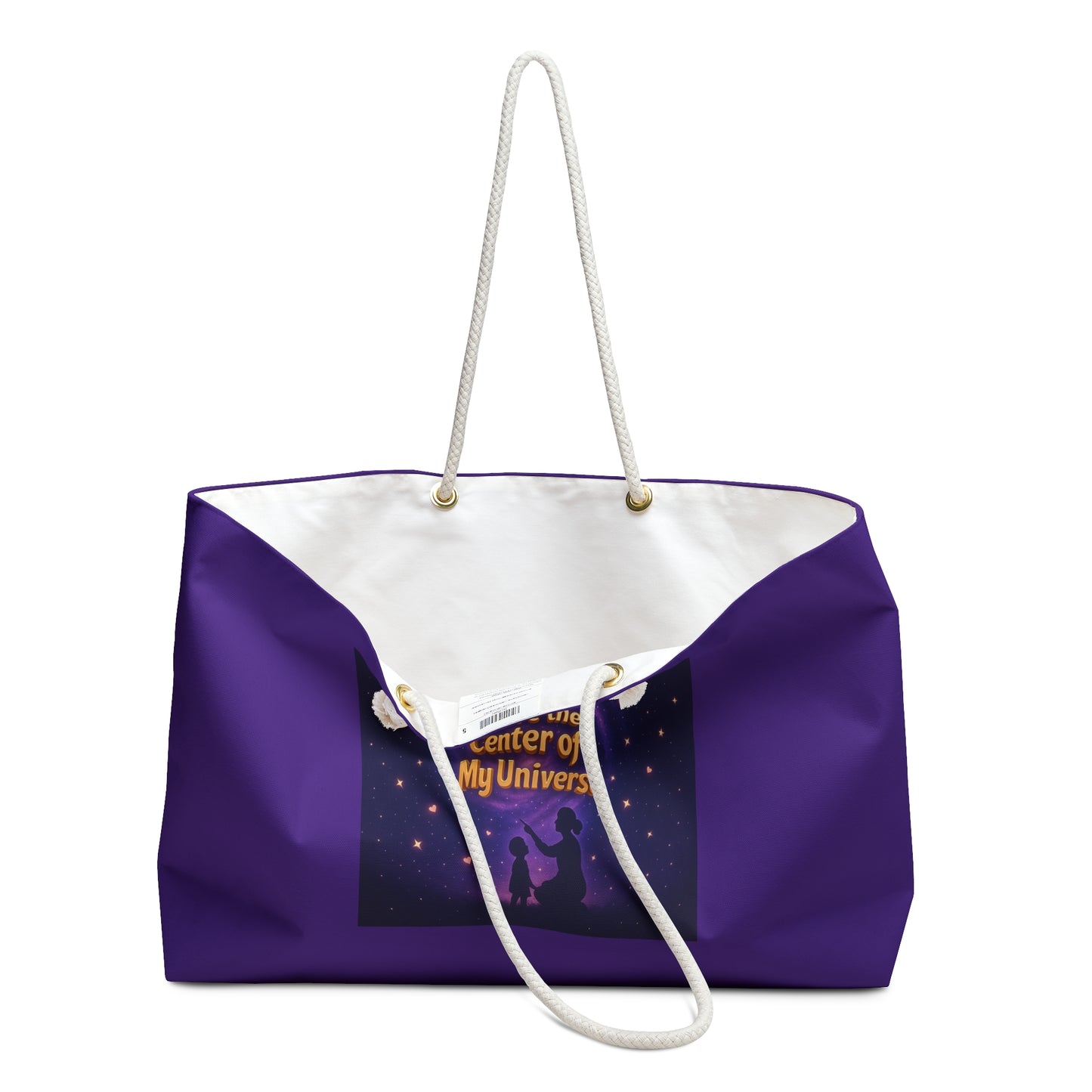 Mom You're the Center of My Universe Weekender Bag - Perfect for Travel, Gifts, and Celebrations