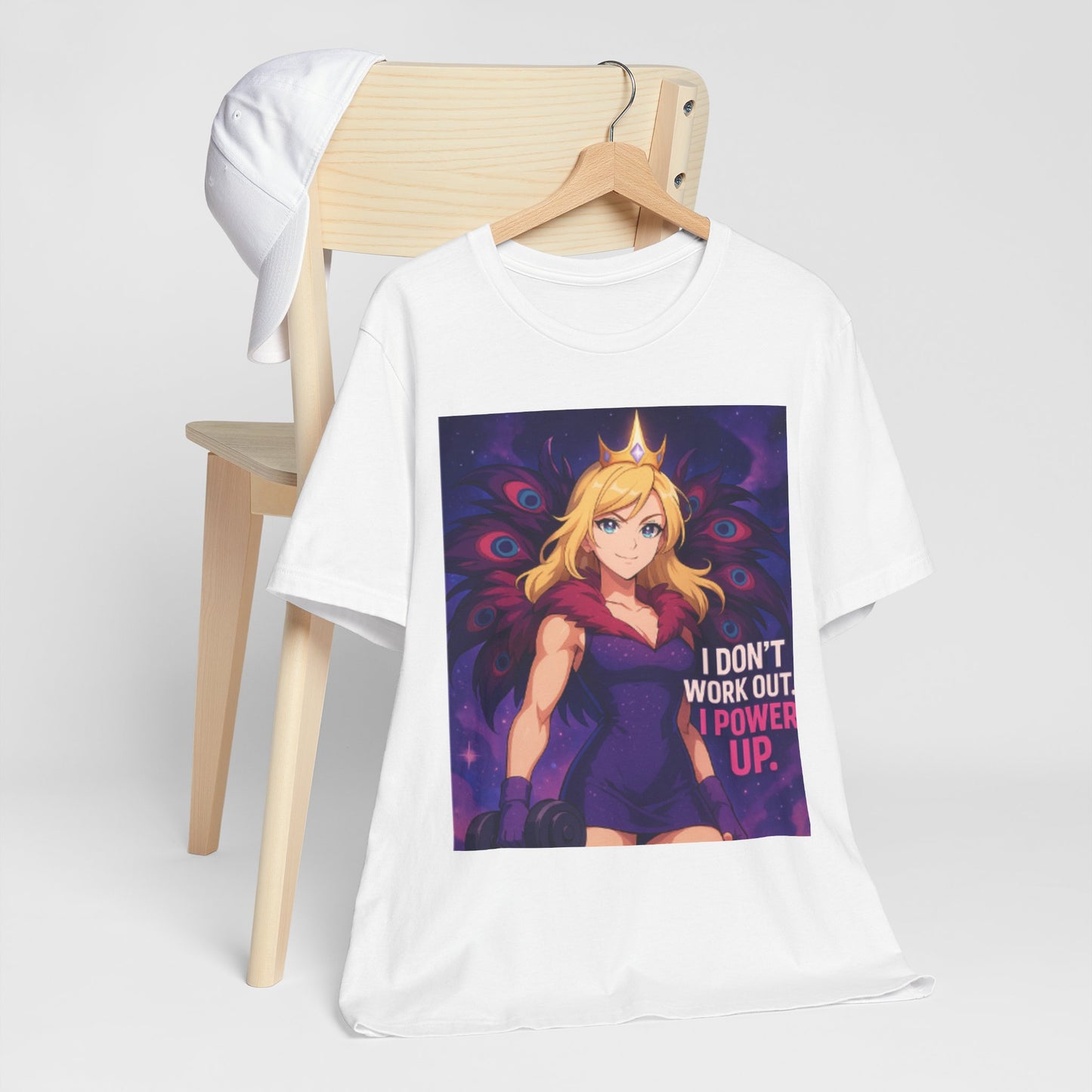 Galaxy 360 Power Up Unisex Tee - Empowering Anime Design