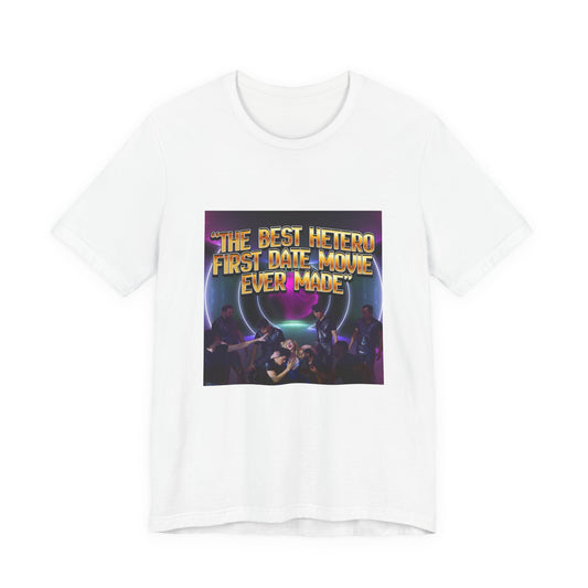 Movie Night Retro Tee — "The Best Hetero First Date Movie Ever Made"