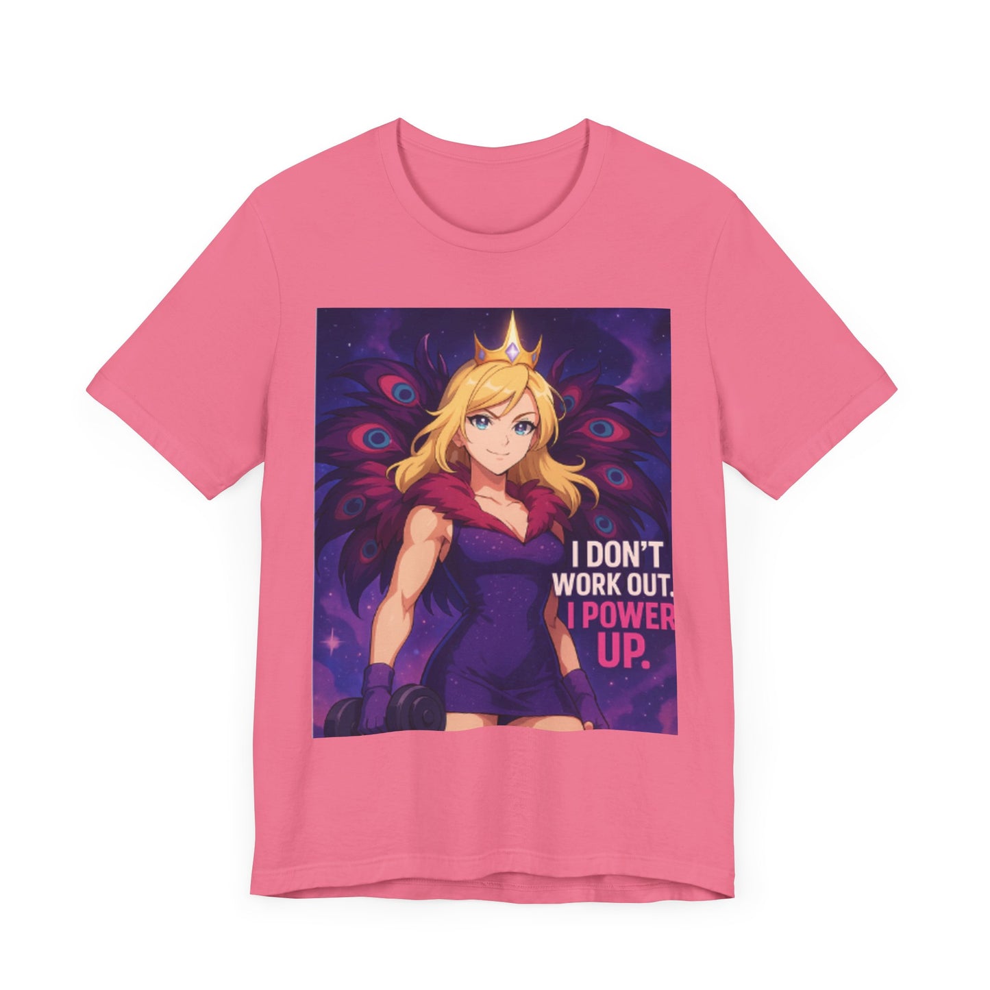 Galaxy 360 Power Up Unisex Tee - Empowering Anime Design