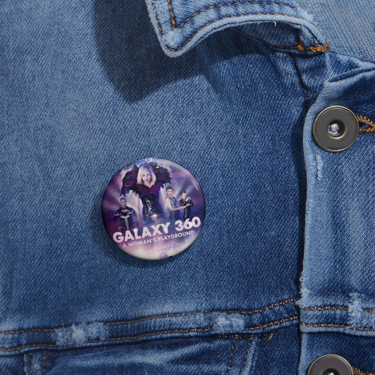 Custom Pin Buttons: Galaxy 360 - Fun Accessories for Events, Gifts, Fashion Statements, Party Favors, Collectibles