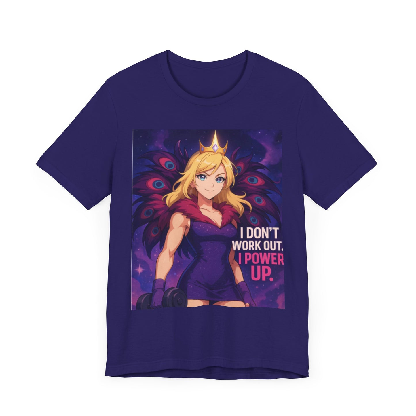 Galaxy 360 Power Up Unisex Tee - Empowering Anime Design