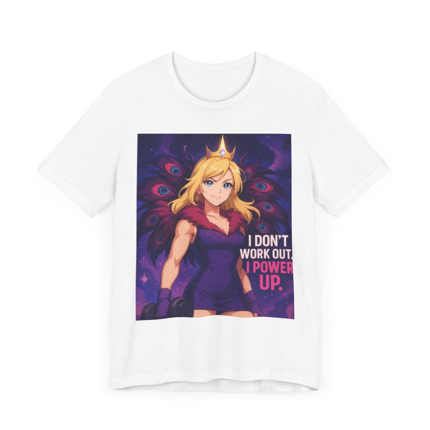Galaxy 360 Power Up Unisex Tee - Empowering Anime Design