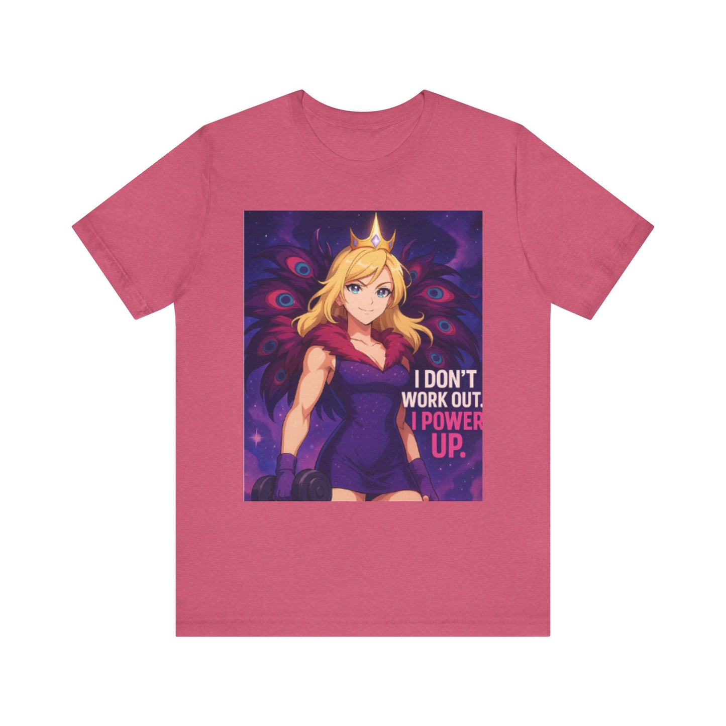 Galaxy 360 Power Up Unisex Tee - Empowering Anime Design