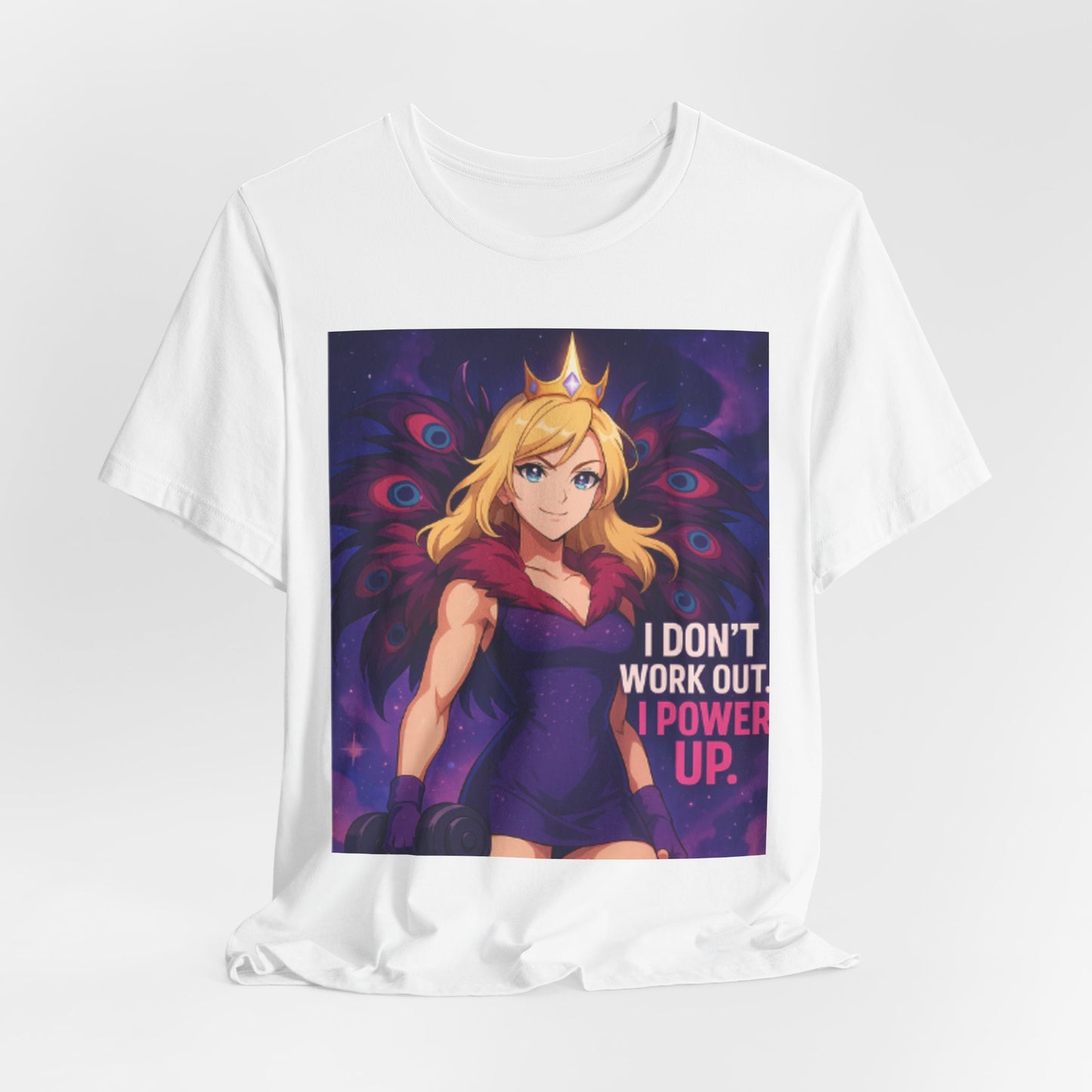 Galaxy 360 Power Up Unisex Tee - Empowering Anime Design