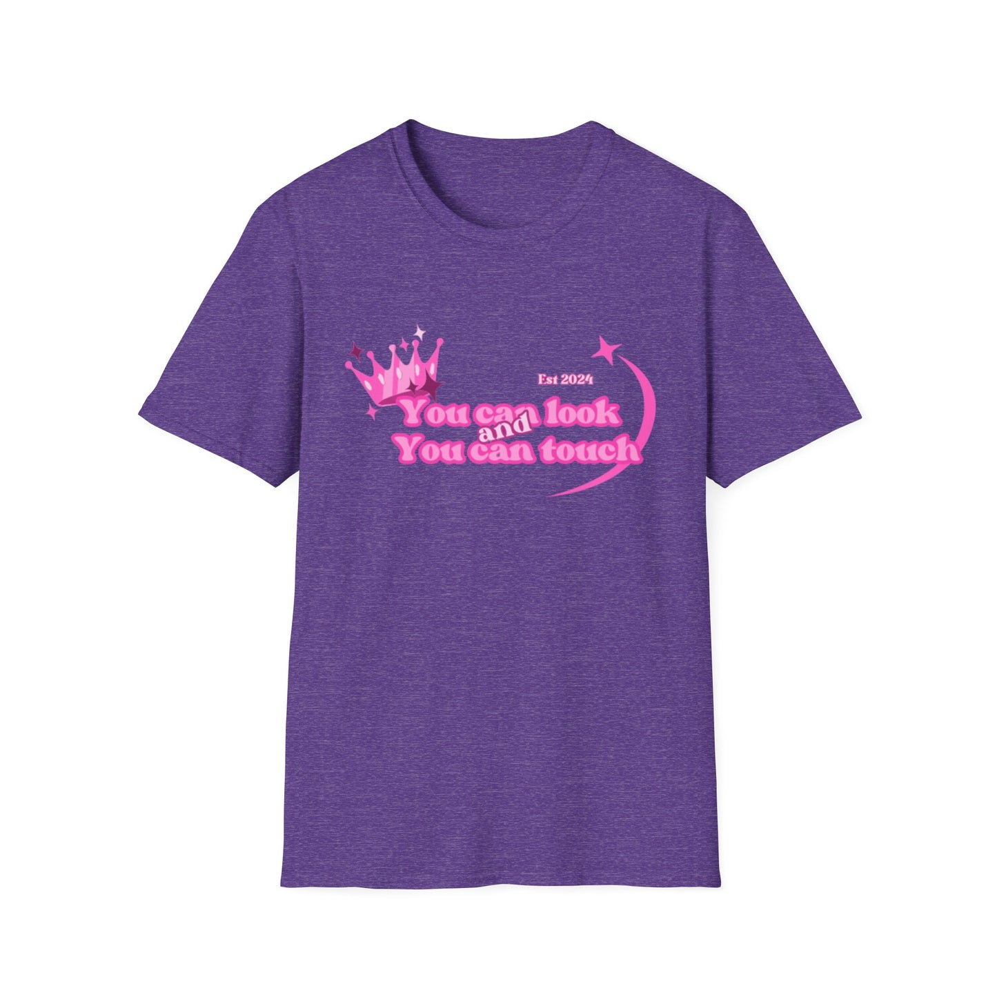 You Can Touch Crown Graphic Unisex T-Shirt - Fun Statement Tee for Teens and Young Adults