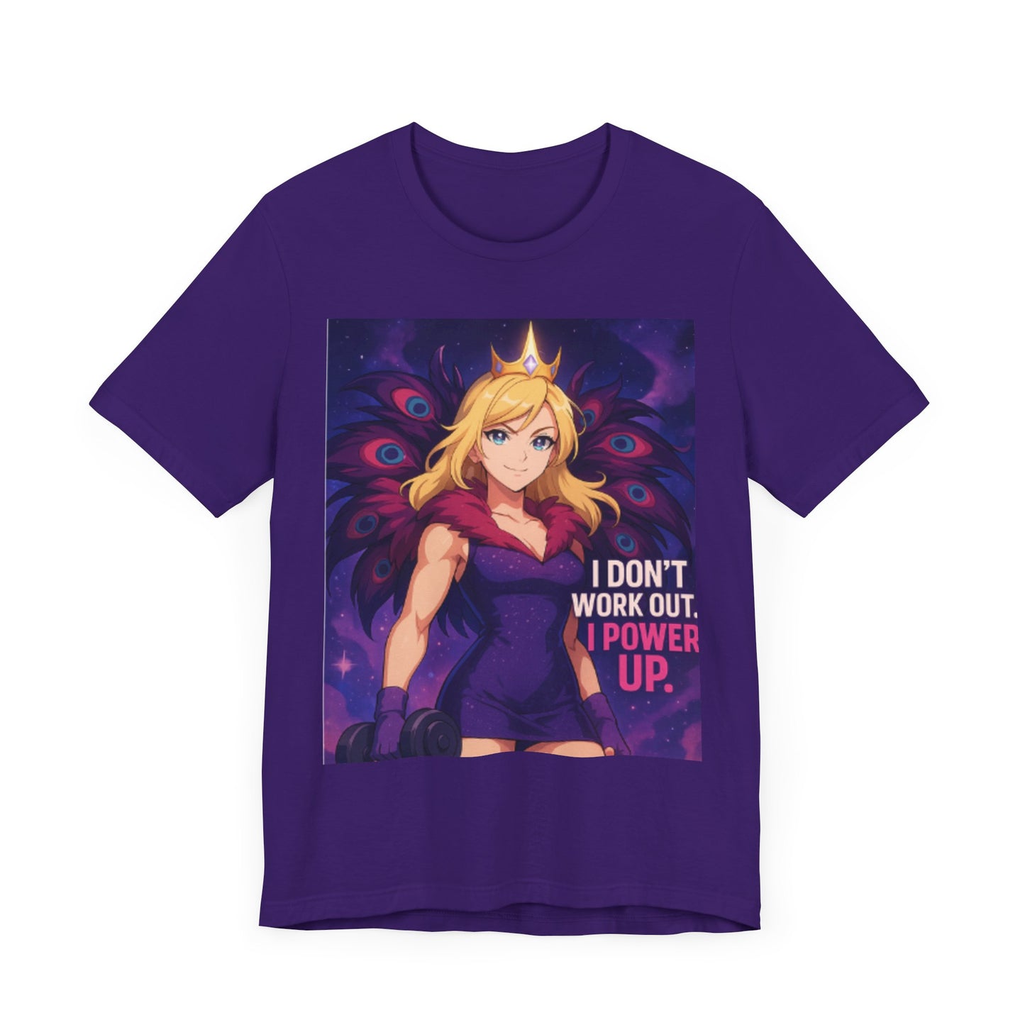 Galaxy 360 Power Up Unisex Tee - Empowering Anime Design