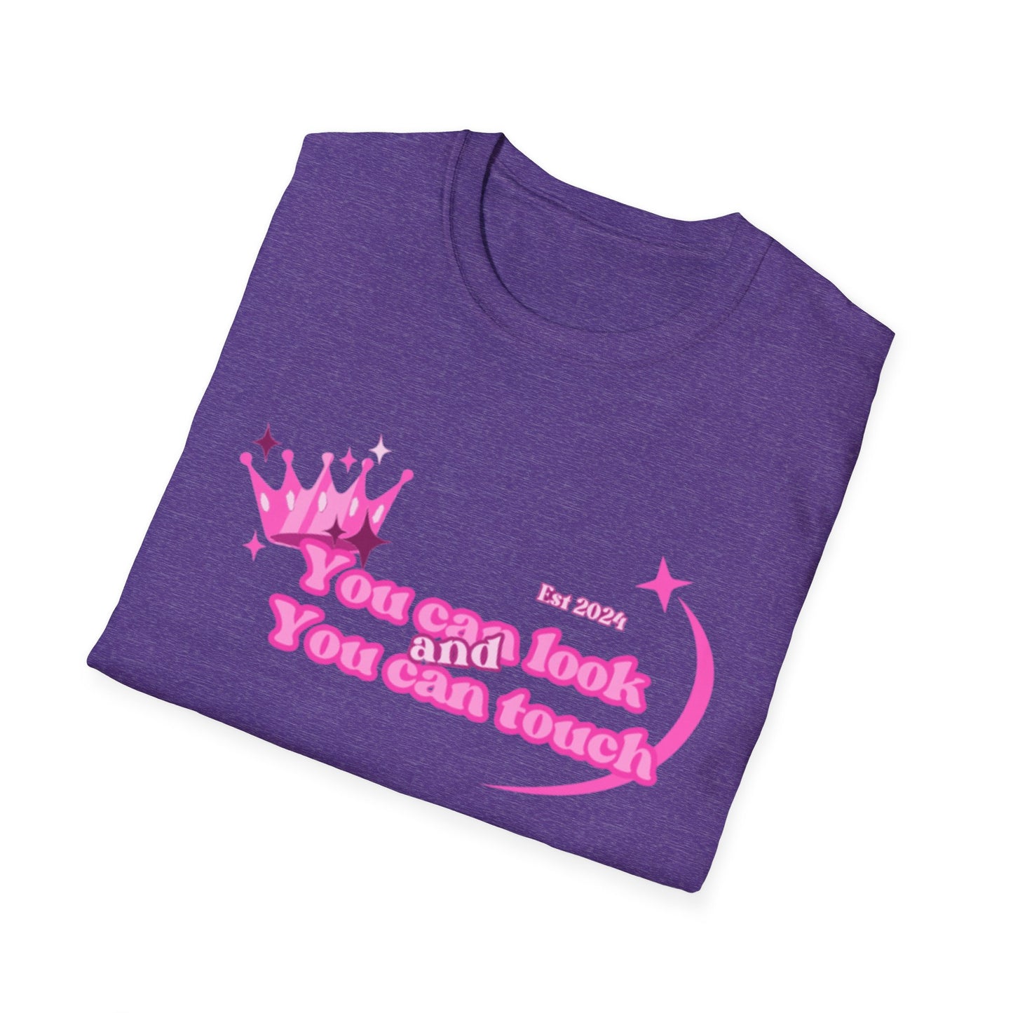 You Can Touch Crown Graphic Unisex T-Shirt - Fun Statement Tee for Teens and Young Adults