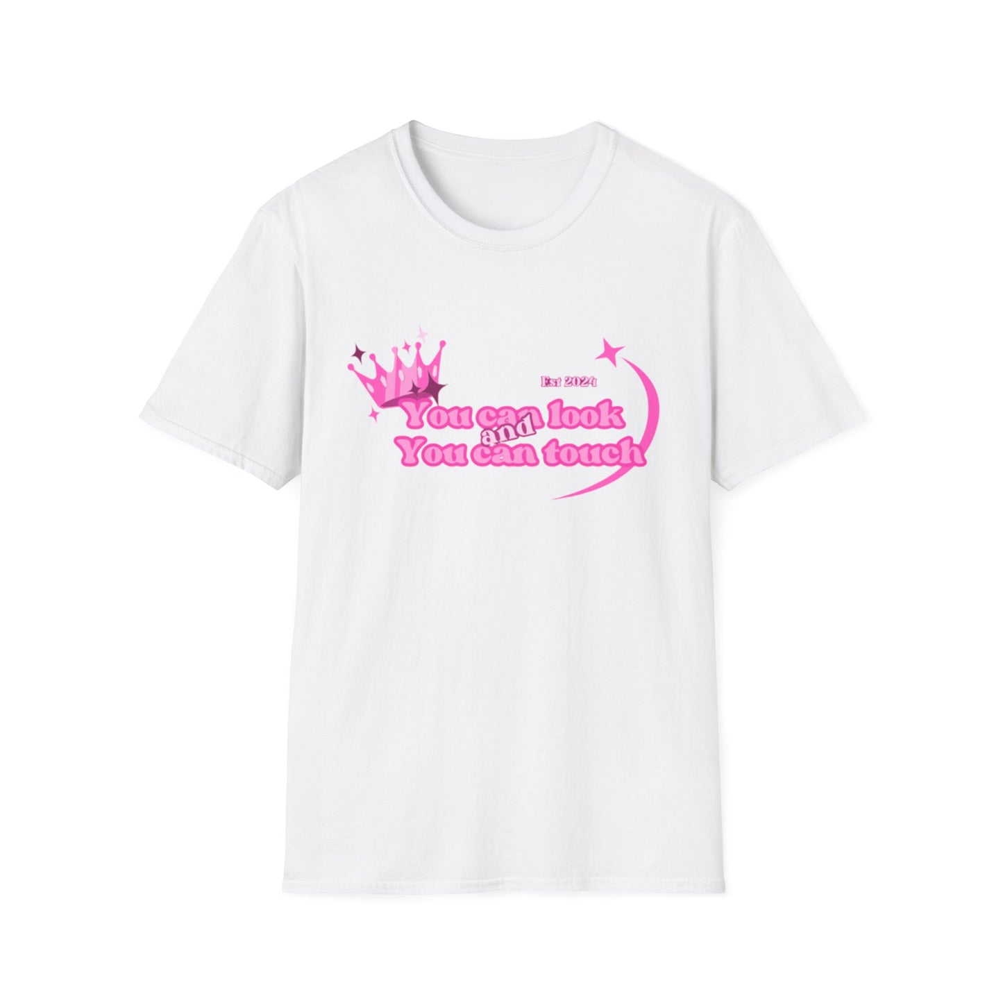You Can Touch Crown Graphic Unisex T-Shirt - Fun Statement Tee for Teens and Young Adults