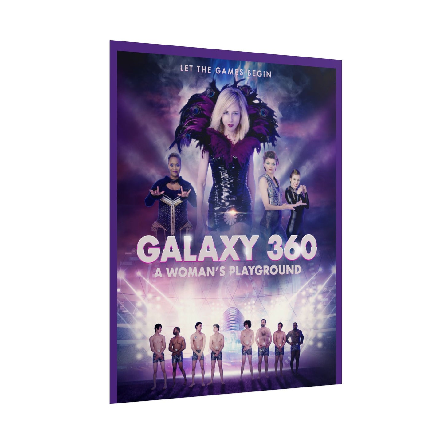 Galaxy 360 Rolled Poster - Perfect for Home Décor, Festival Vibes, or Empowering Gifts - Unique Wall Art