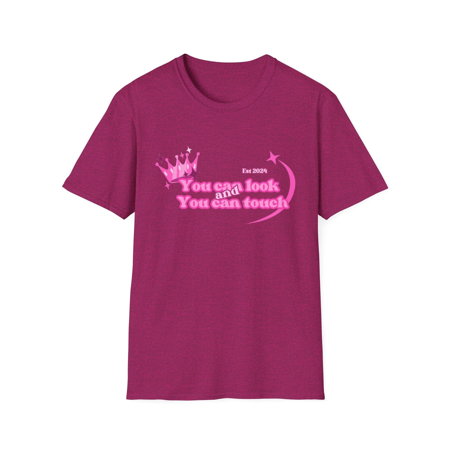 You Can Touch Crown Graphic Unisex T-Shirt - Fun Statement Tee for Teens and Young Adults