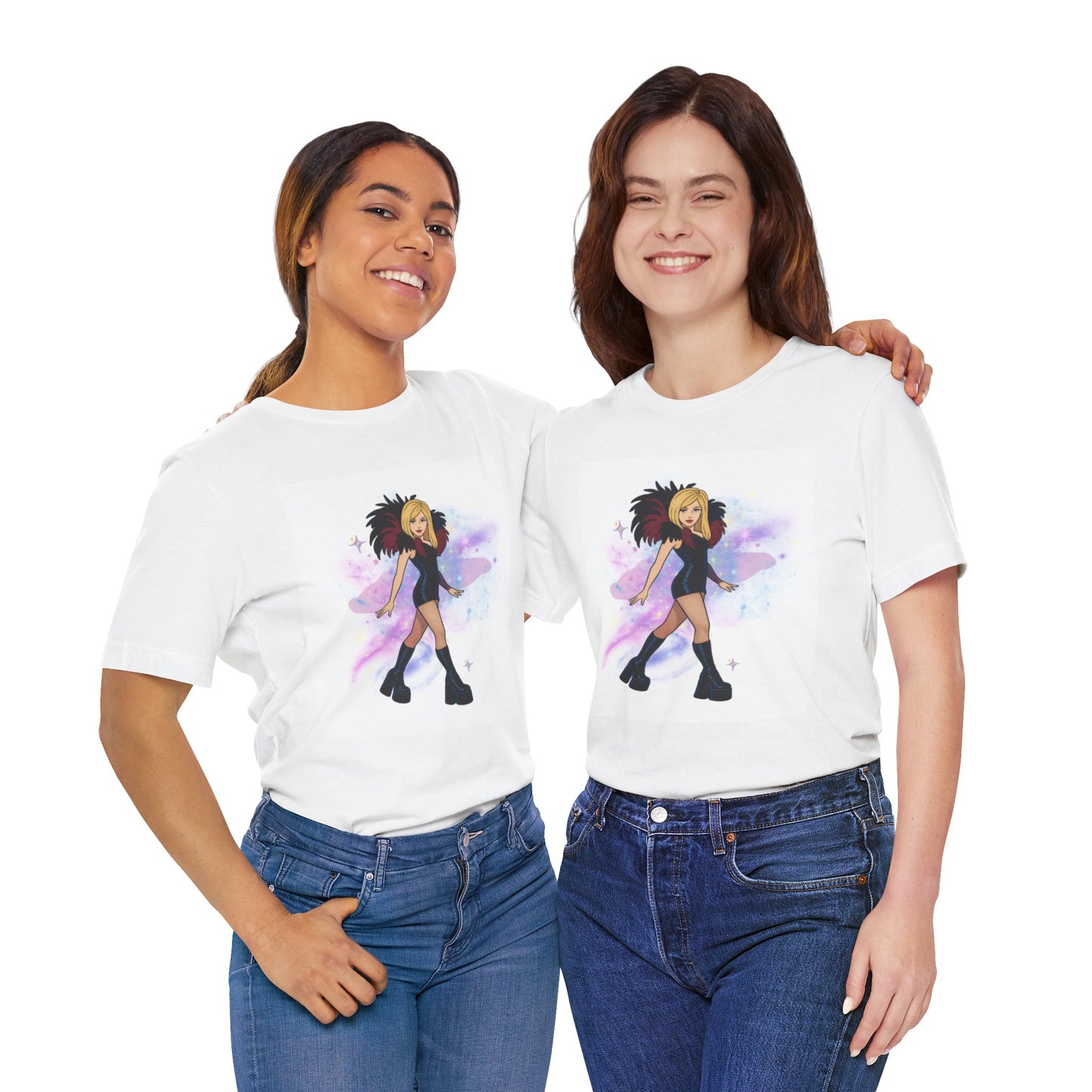 Galaxy 360 Graphic Tee - Stylish Unisex Jersey Short Sleeve T-Shirt with Chic Design