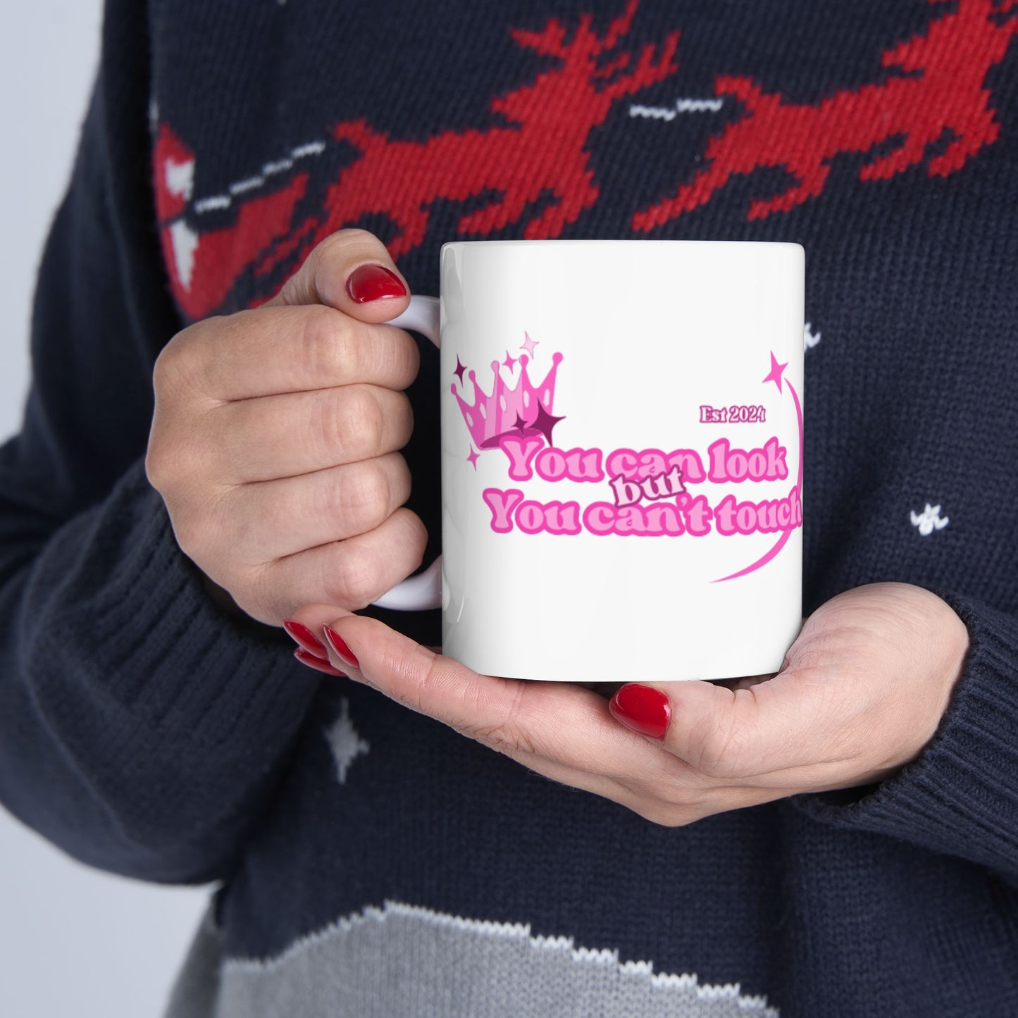 Empowering Woman Ceramic Mug – Fun Quote Coffee Cup for Daily Inspiration (11oz, 15oz)