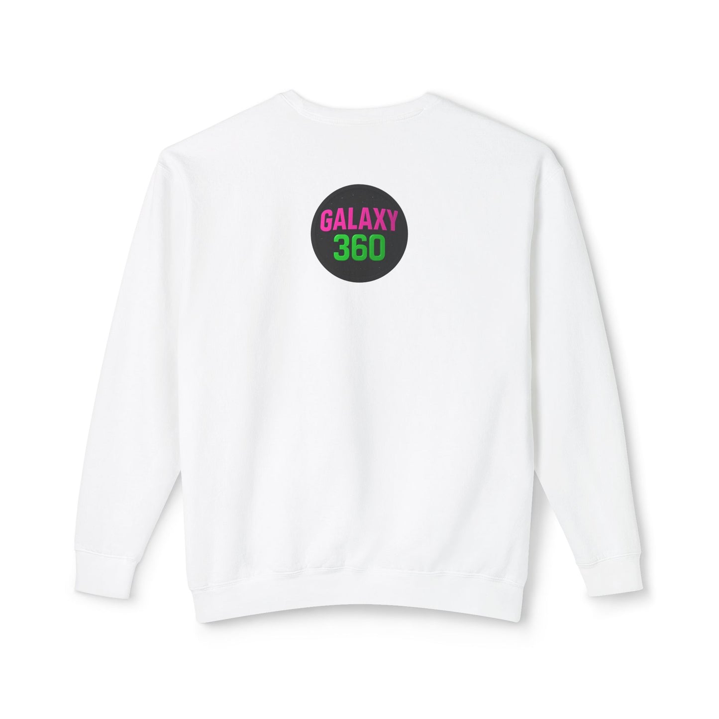 Galaxy 360 Movie Poster Crewneck Sweatshirt — "The Best Horror First Date Movie Ever Made"