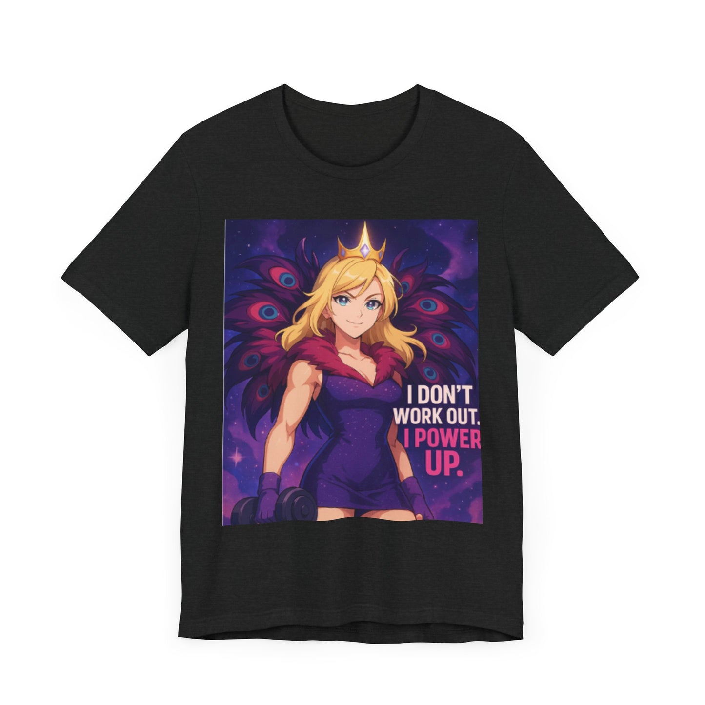 Galaxy 360 Power Up Unisex Tee - Empowering Anime Design