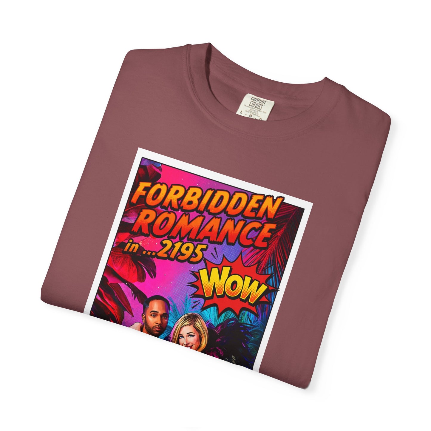 Forbidden Romance 2195 Retro Sci‑Fi T-Shirt