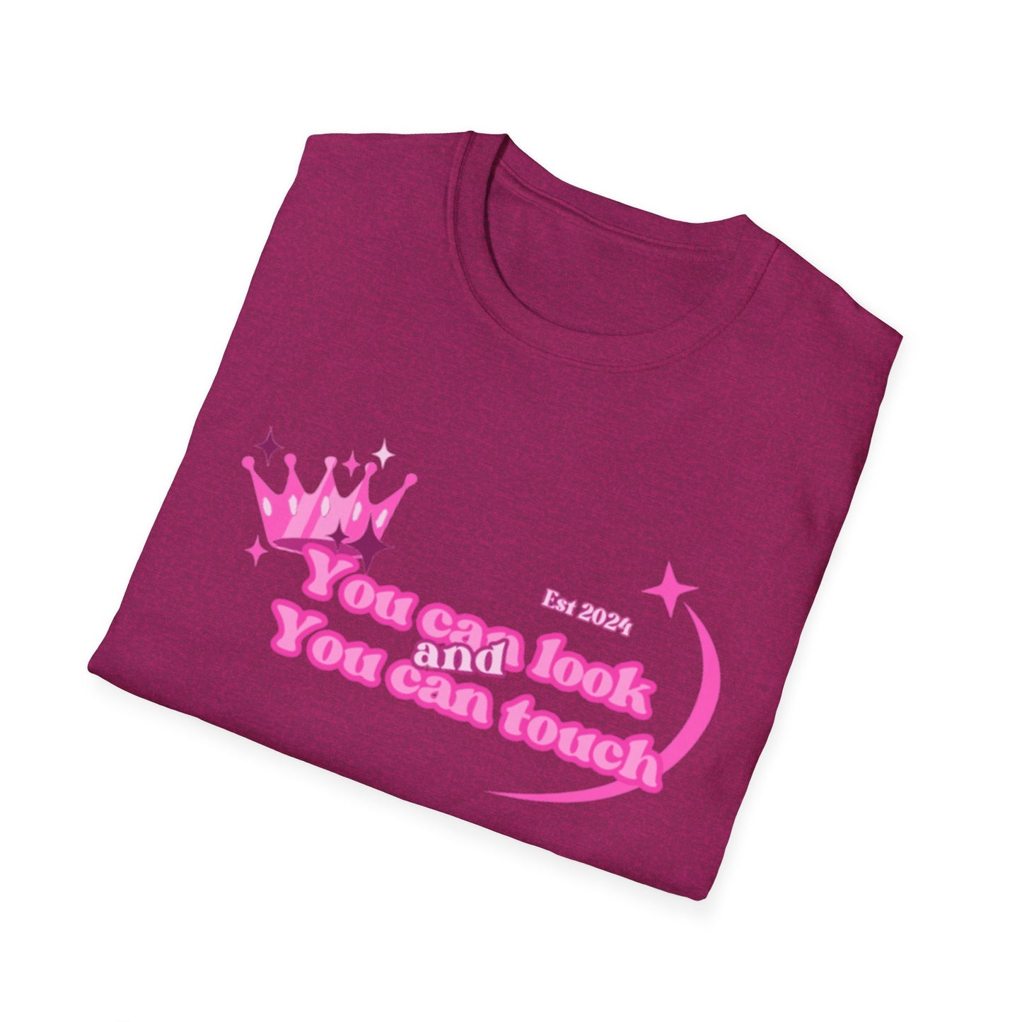 You Can Touch Crown Graphic Unisex T-Shirt - Fun Statement Tee for Teens and Young Adults