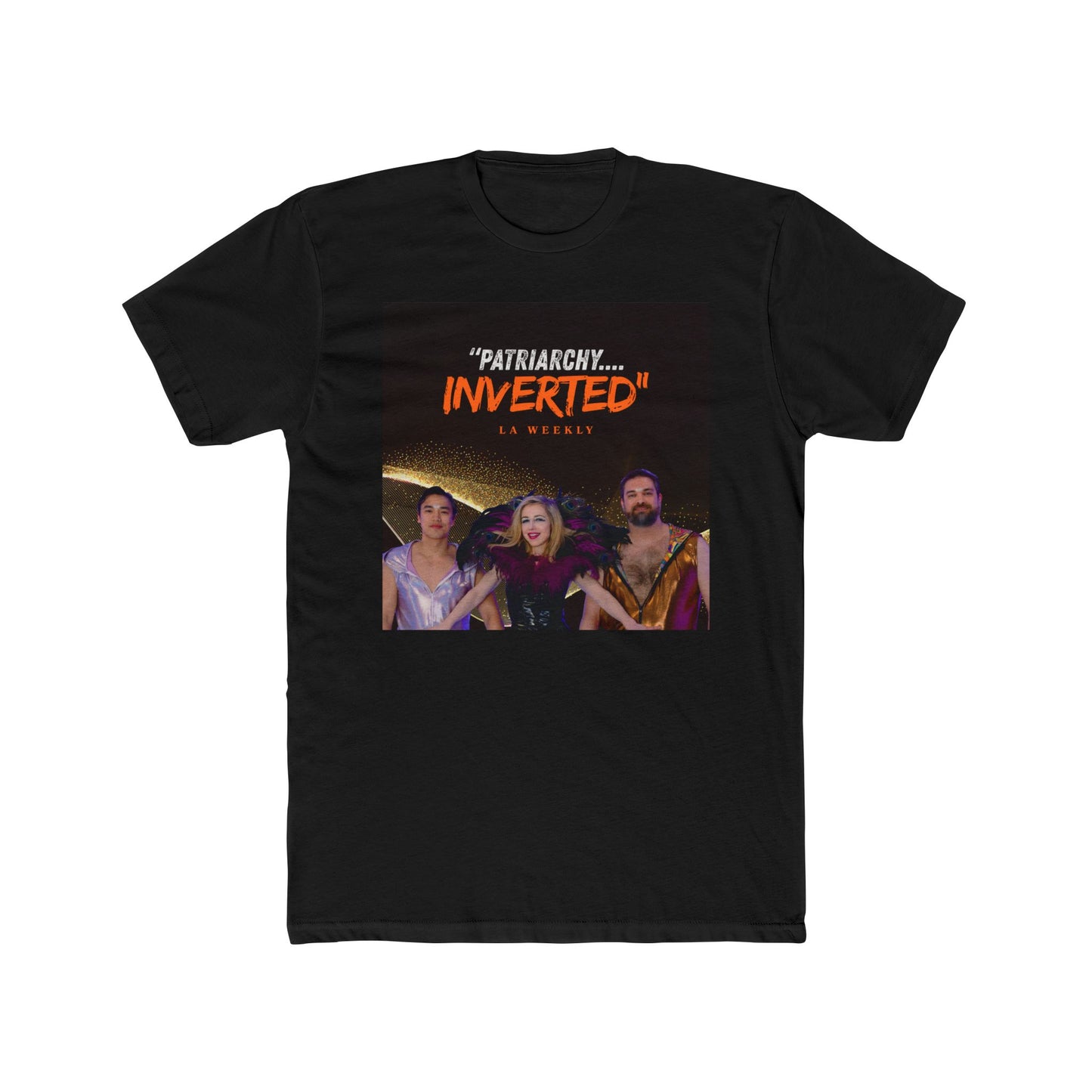 Patriarchy Inverted Graphic Tee — Retro Galaxy 360 Band Shirt