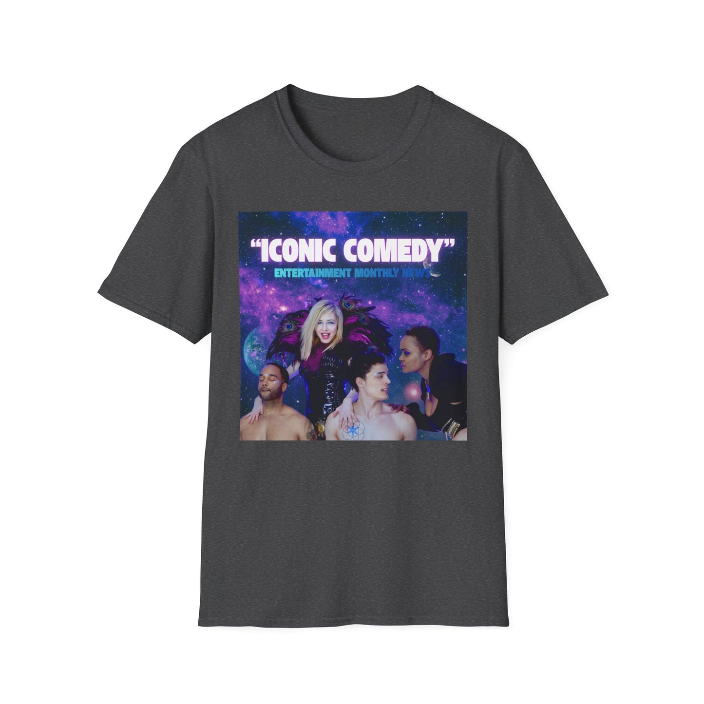 Iconic Comedy T-Shirt — "Iconic Comedy" Galaxy 360 Cast Tee