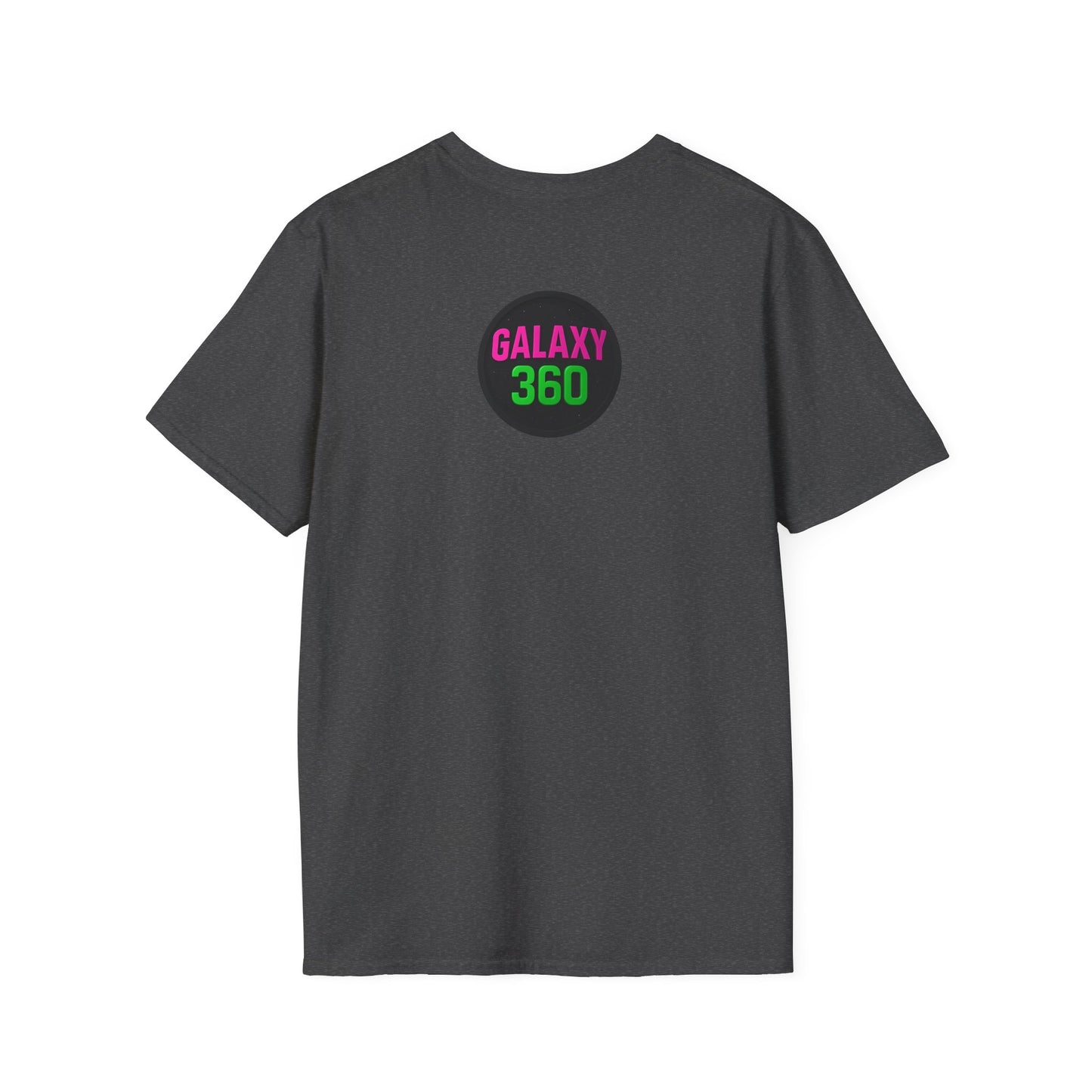 Galaxy 360 Sci‑Fi Pinup T-Shirt — "I Want Quantity, Not Quality" Graphic Tee