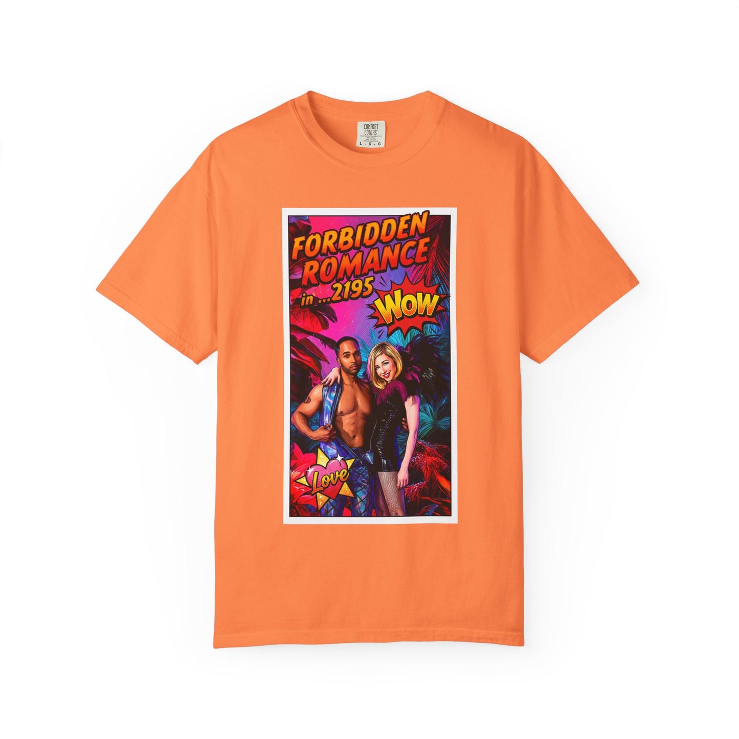 Forbidden Romance 2195 Retro Sci‑Fi T-Shirt