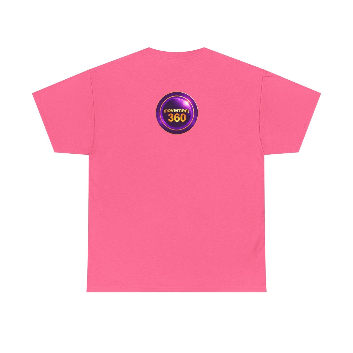 Unisex Heavy Cotton Tee - Movemen 360 Graphic T-Shirt for Trendy Comfort