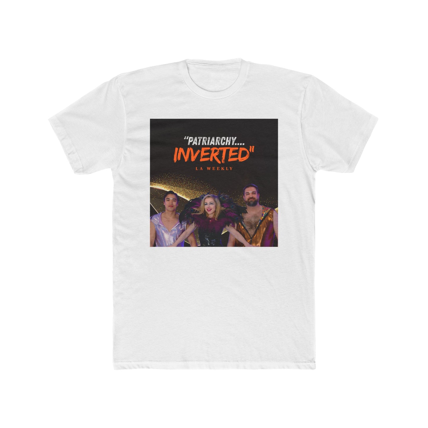 Patriarchy Inverted Graphic Tee — Retro Galaxy 360 Band Shirt