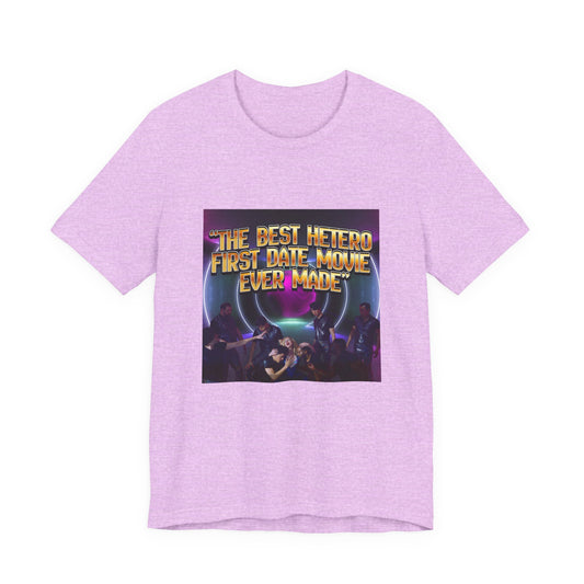 Movie Night Retro Tee — "The Best Hetero First Date Movie Ever Made"
