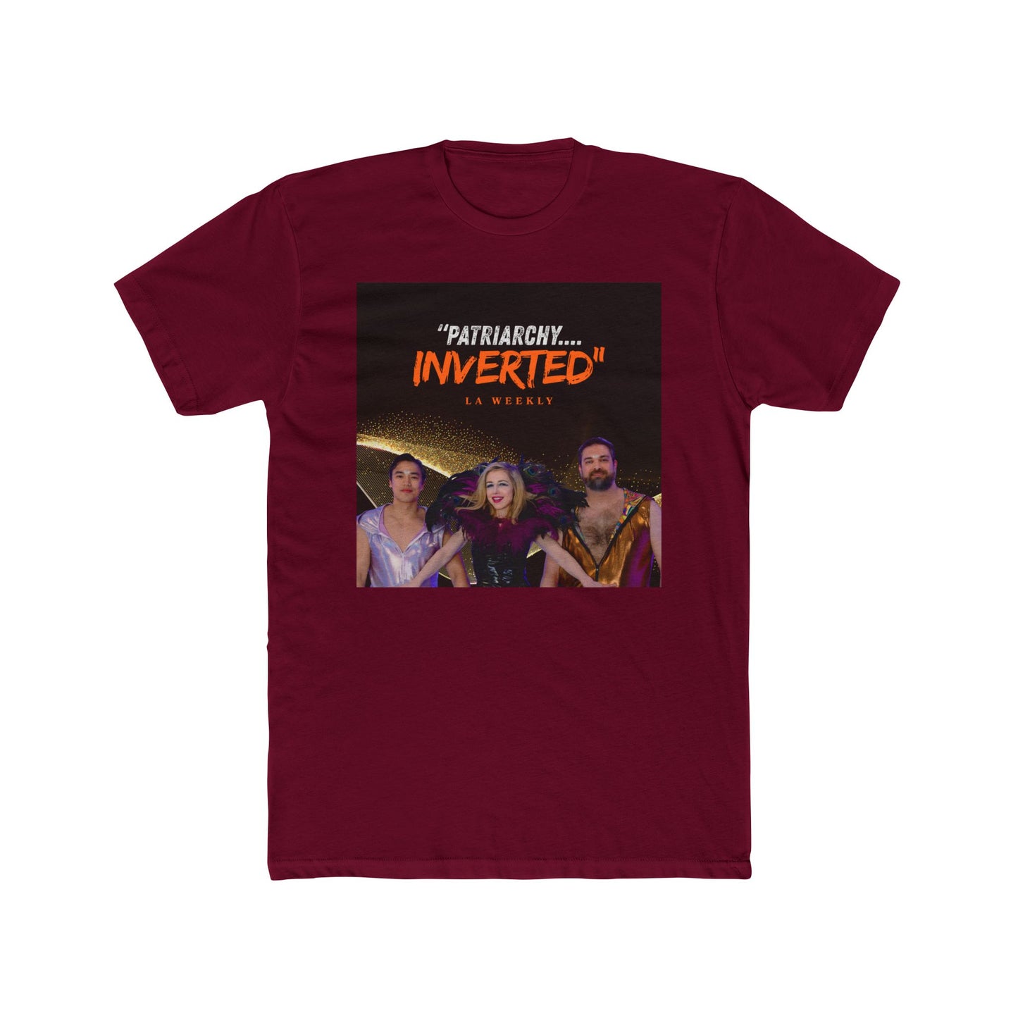 Patriarchy Inverted Graphic Tee — Retro Galaxy 360 Band Shirt