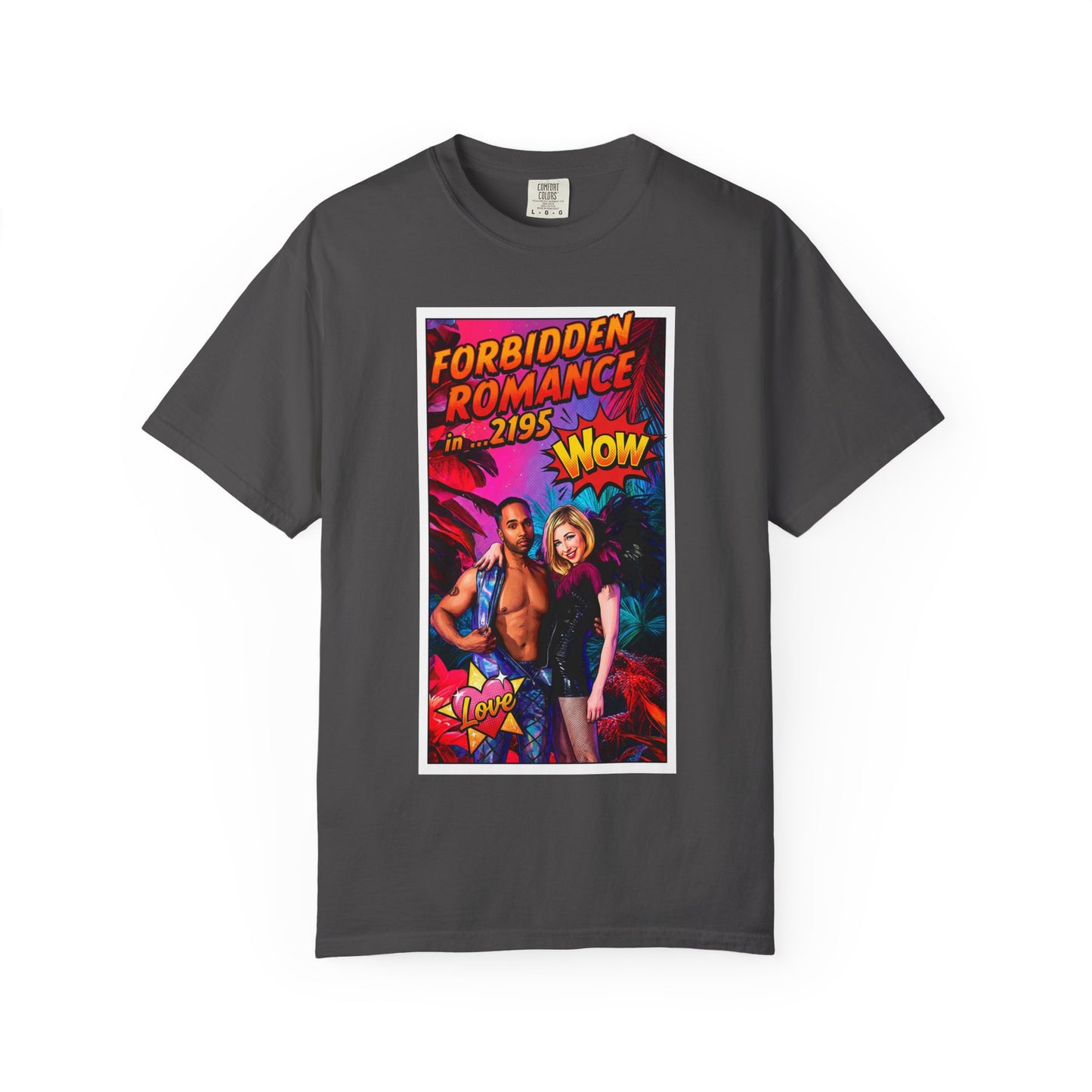 Forbidden Romance 2195 Retro Sci‑Fi T-Shirt
