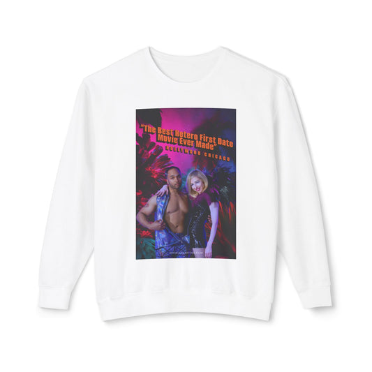 Galaxy 360 Movie Poster Crewneck Sweatshirt — "The Best Horror First Date Movie Ever Made"