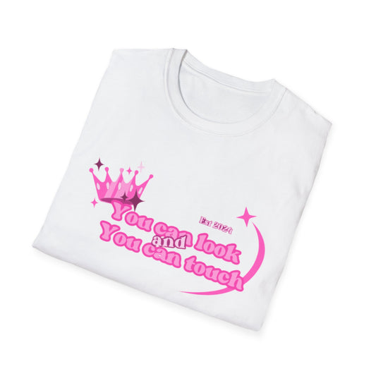 You Can Touch Crown Graphic Unisex T-Shirt - Fun Statement Tee for Teens and Young Adults