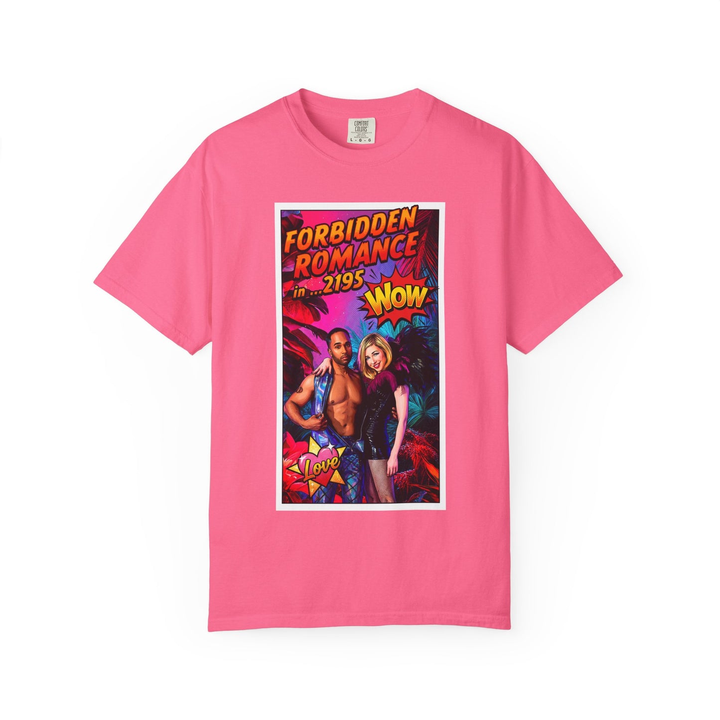 Forbidden Romance 2195 Retro Sci‑Fi T-Shirt