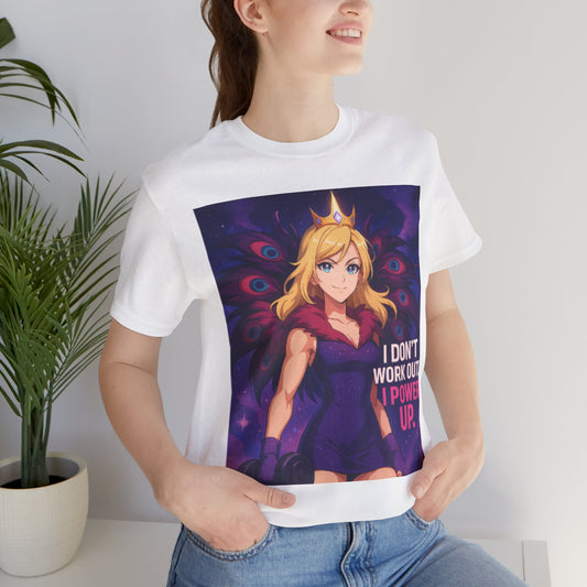 Galaxy 360 Power Up Unisex Tee - Empowering Anime Design