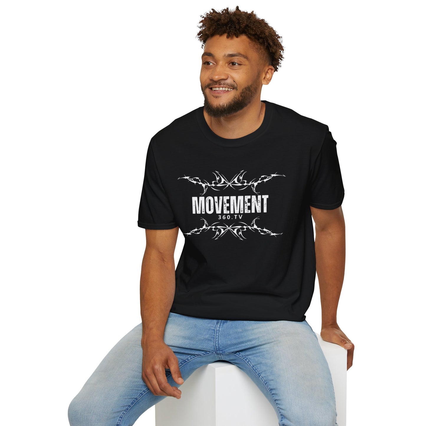 Movement Unisex Softstyle T-Shirt - Bold Graphic Tee for Streetwear Enthusiasts