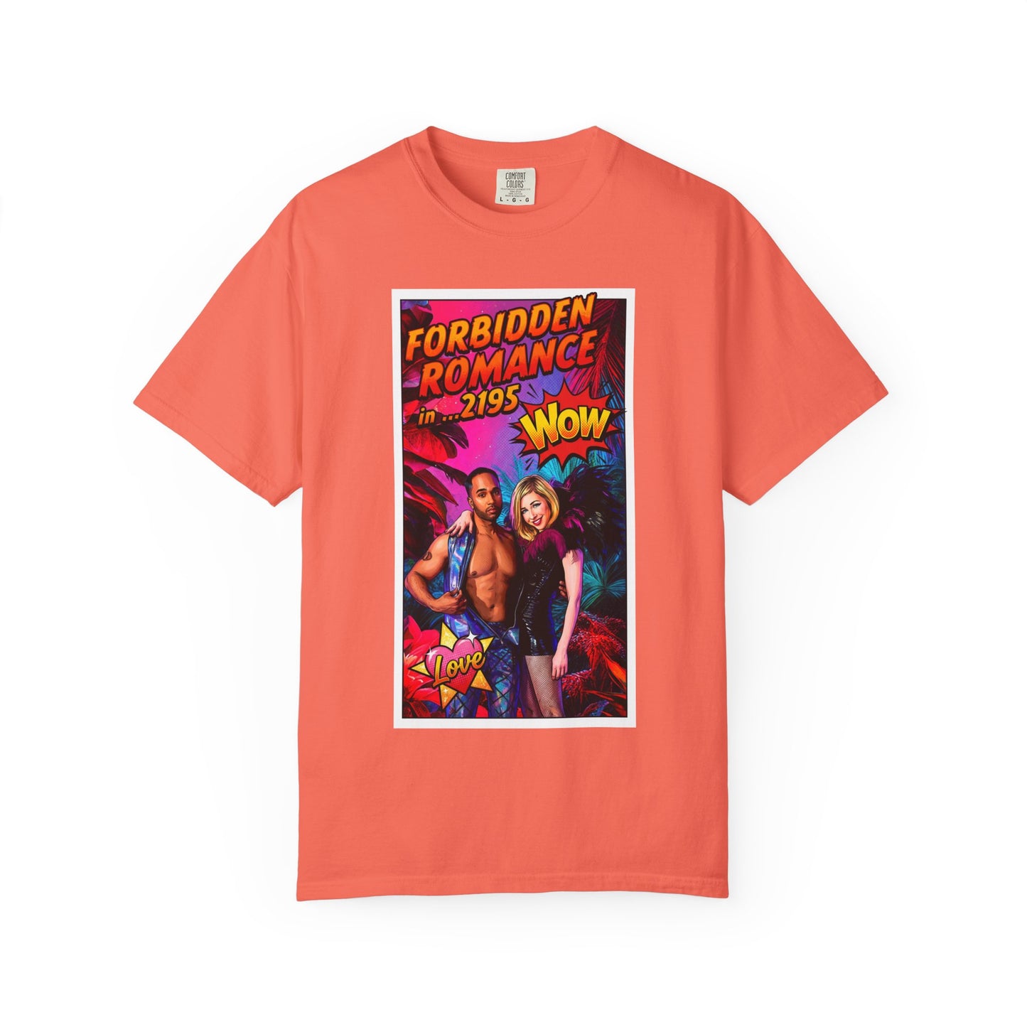 Forbidden Romance 2195 Retro Sci‑Fi T-Shirt
