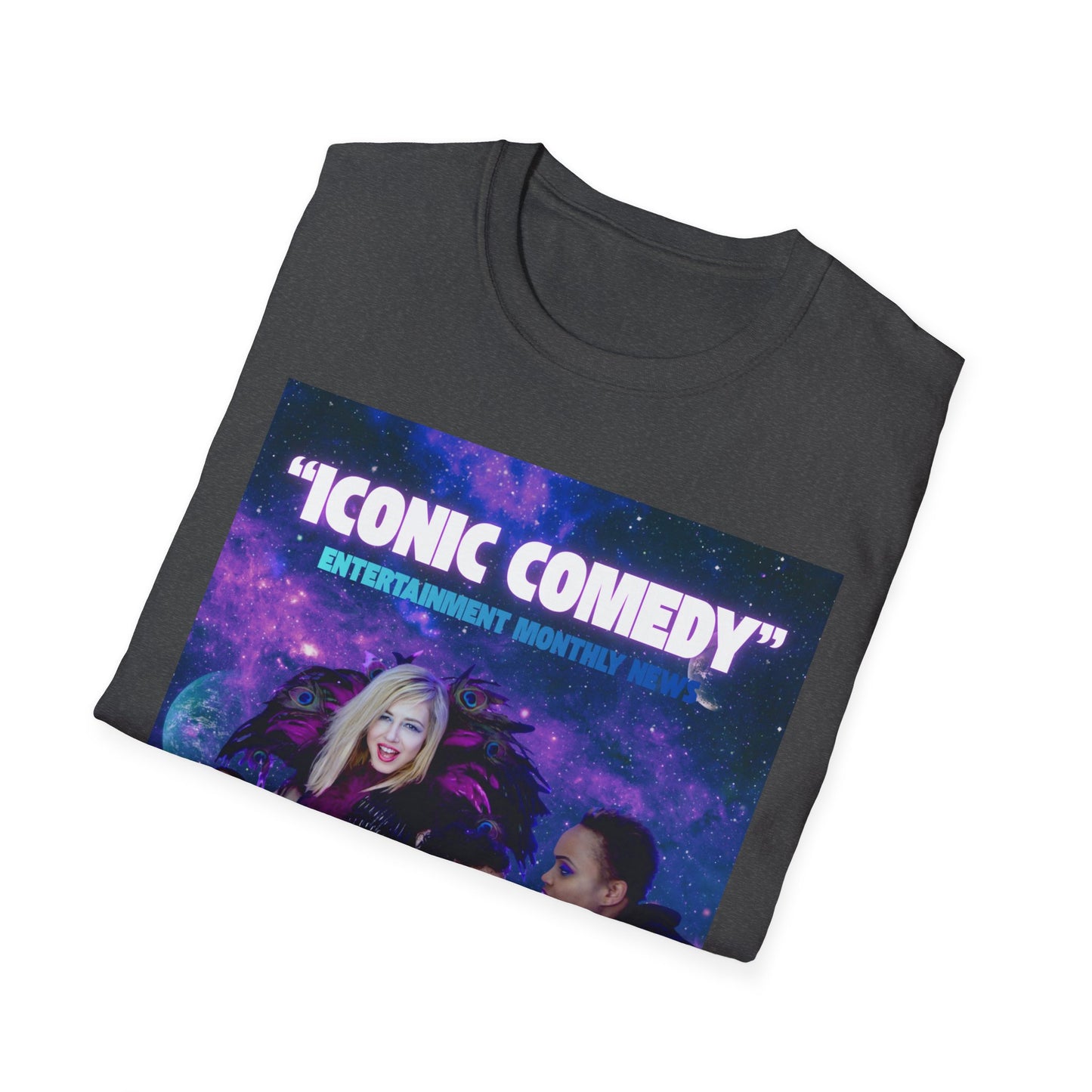 Iconic Comedy T-Shirt — "Iconic Comedy" Galaxy 360 Cast Tee