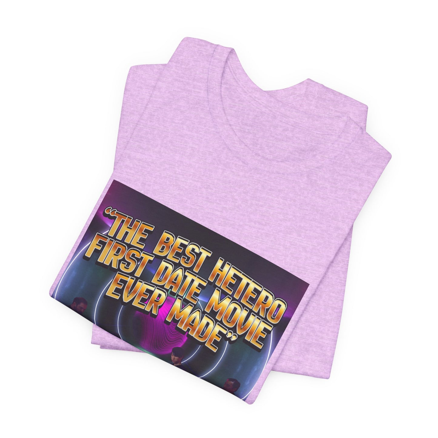 Movie Night Retro Tee — "The Best Hetero First Date Movie Ever Made"