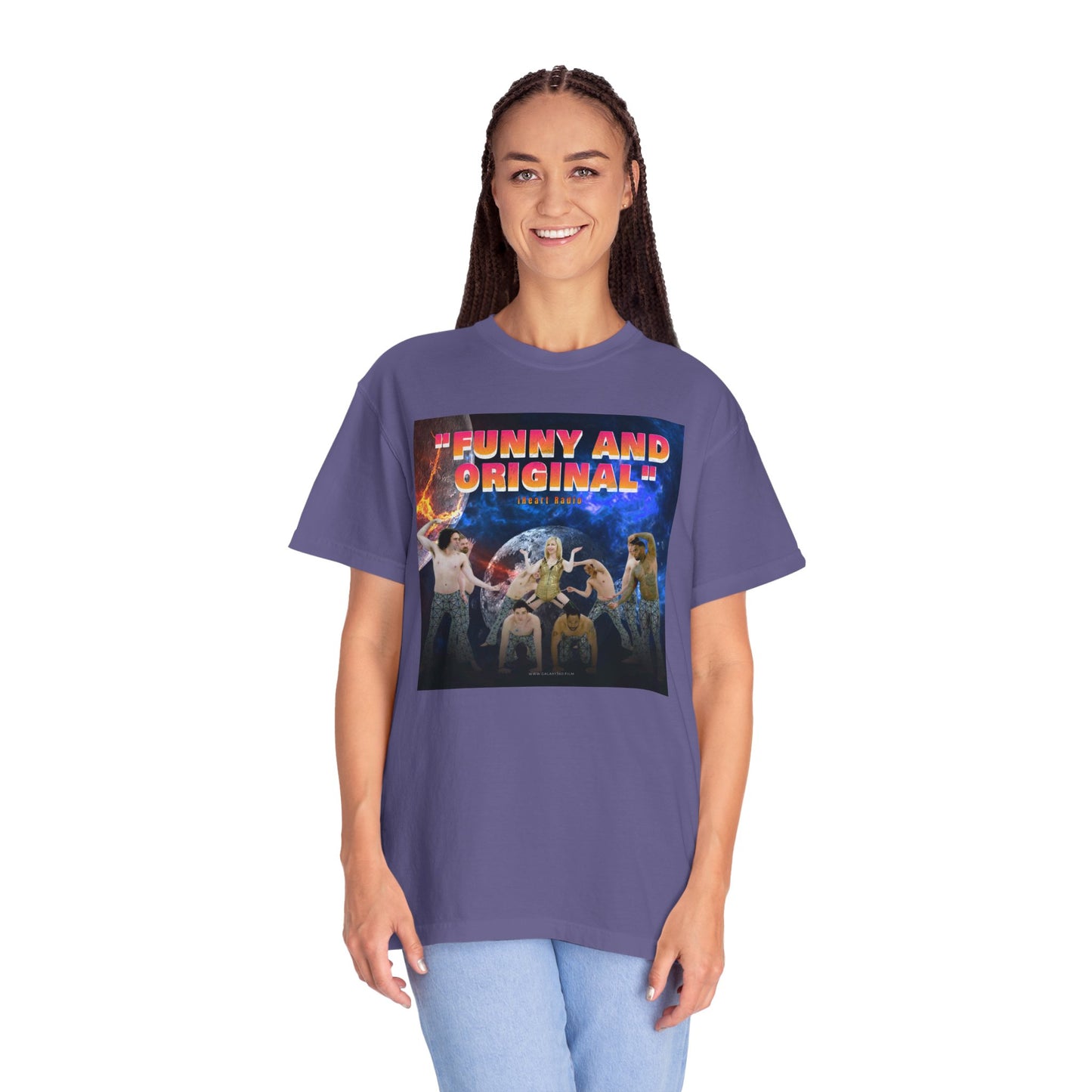 Funny and Original Graphic T-Shirt — Galaxy 360 Back Logo