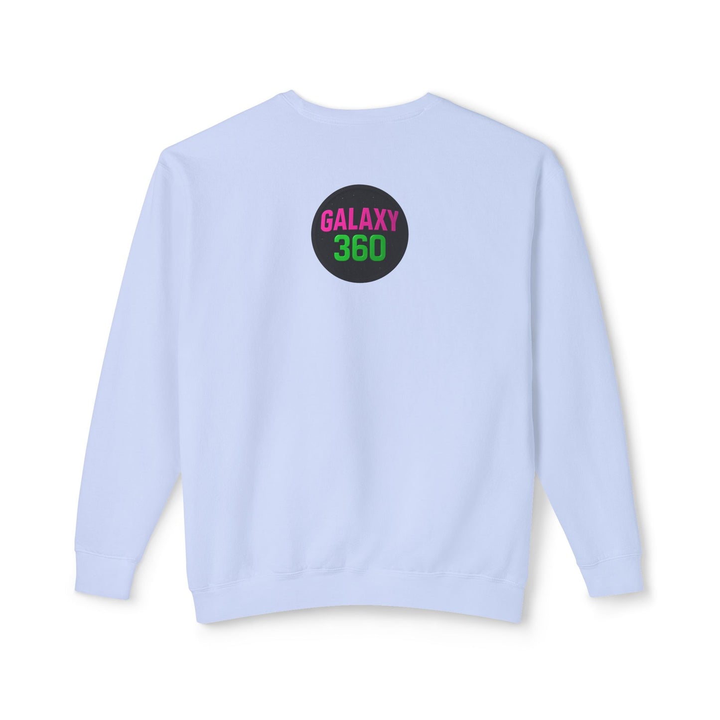 Galaxy 360 Movie Poster Crewneck Sweatshirt — "The Best Horror First Date Movie Ever Made"