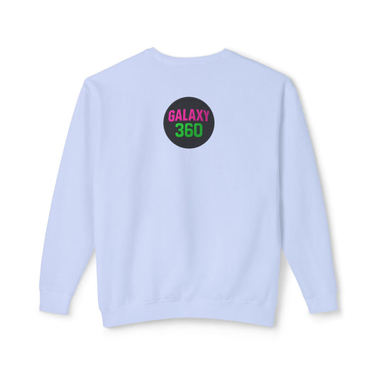 Galaxy 360 Movie Poster Crewneck Sweatshirt — "The Best Horror First Date Movie Ever Made"