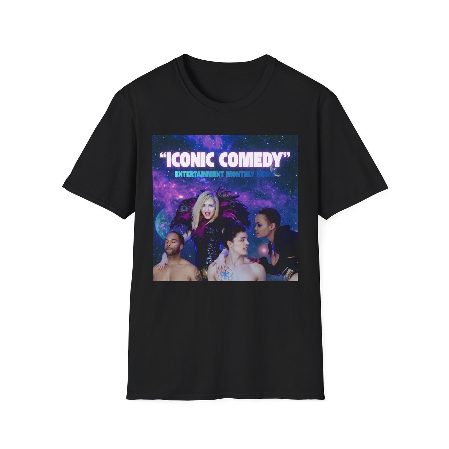 Iconic Comedy T-Shirt — "Iconic Comedy" Galaxy 360 Cast Tee