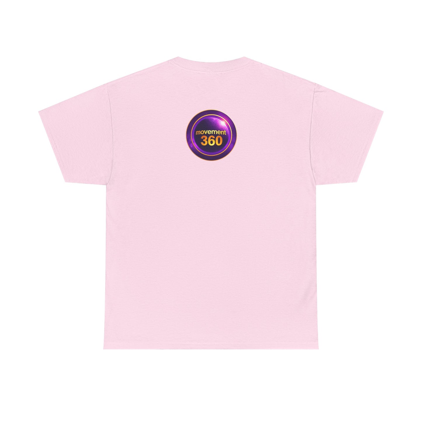 Unisex Heavy Cotton Tee - Movemen 360 Graphic T-Shirt for Trendy Comfort