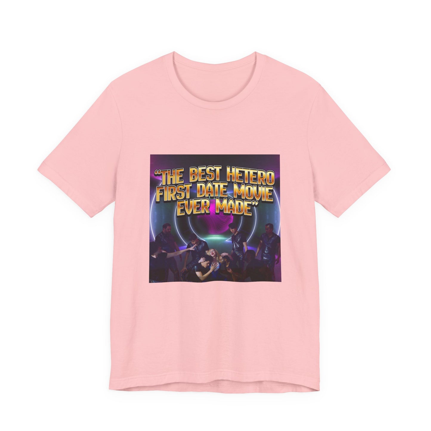 Movie Night Retro Tee — "The Best Hetero First Date Movie Ever Made"
