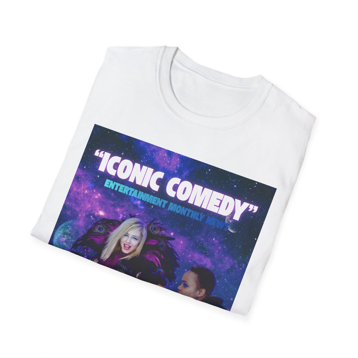 Iconic Comedy T-Shirt — "Iconic Comedy" Galaxy 360 Cast Tee