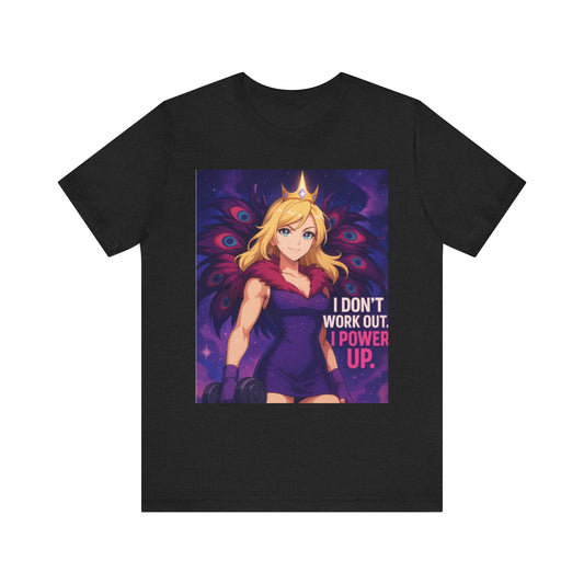 Galaxy 360 Power Up Unisex Tee - Empowering Anime Design