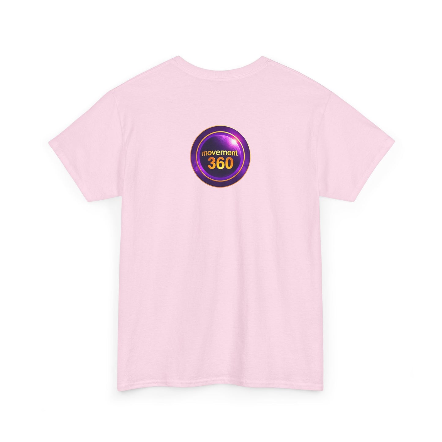 Unisex Heavy Cotton Tee - Movemen 360 Graphic T-Shirt for Trendy Comfort