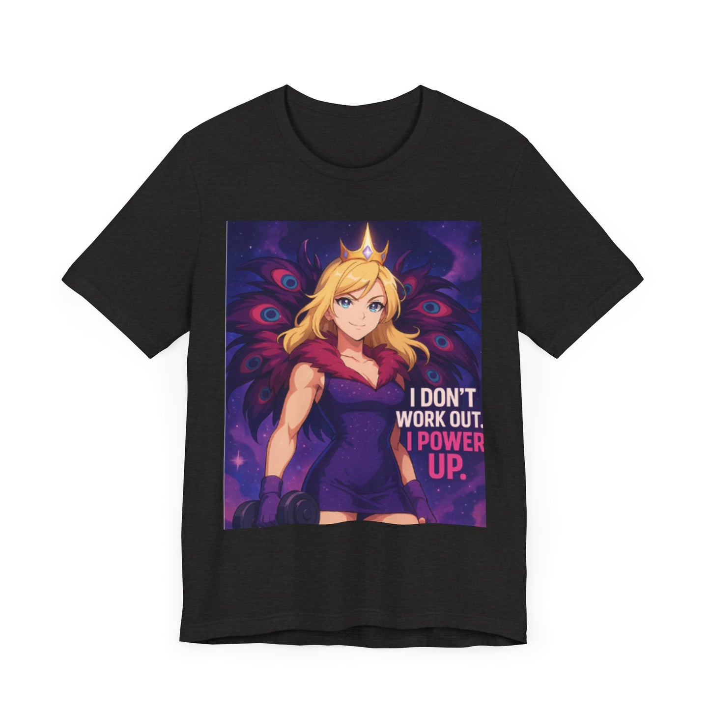 Galaxy 360 Power Up Unisex Tee - Empowering Anime Design