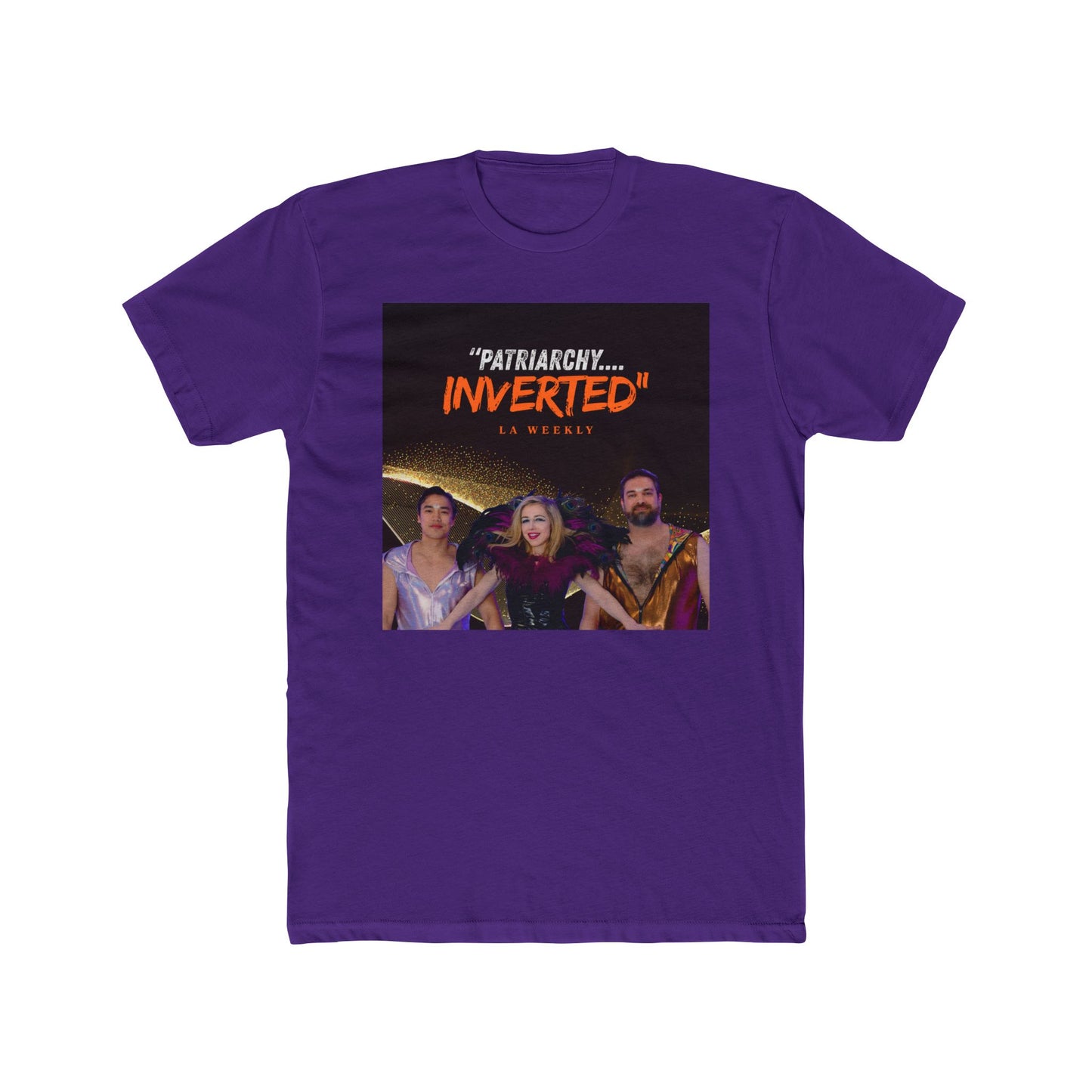 Patriarchy Inverted Graphic Tee — Retro Galaxy 360 Band Shirt