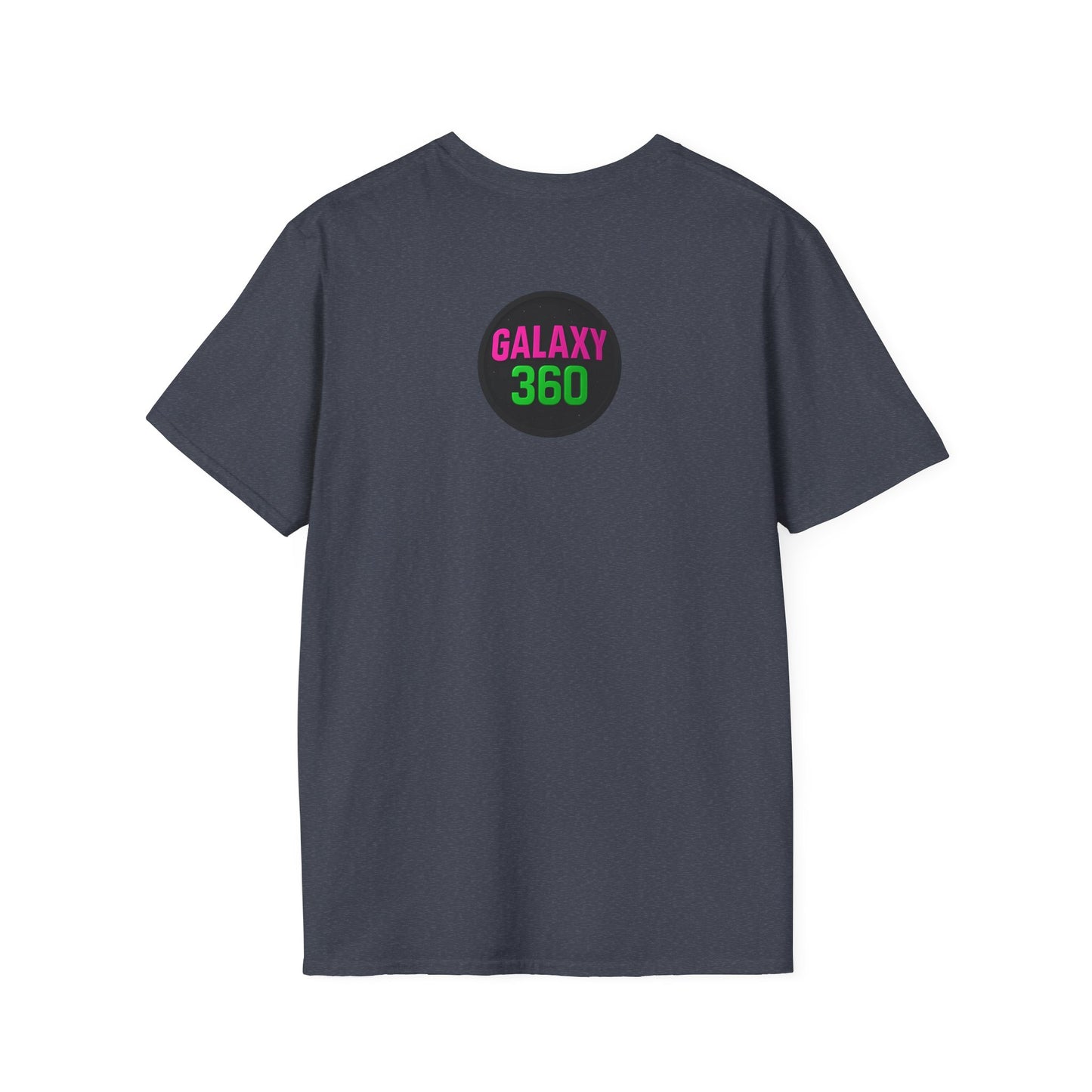 Galaxy 360 Sci‑Fi Pinup T-Shirt — "I Want Quantity, Not Quality" Graphic Tee